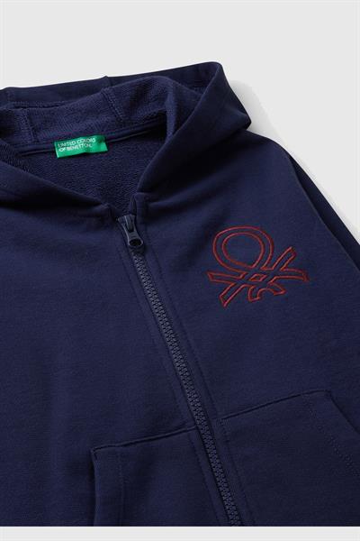 United Colors of Benetton Erkek Çocuk Sweatshirt 503V 1/6 Yaş