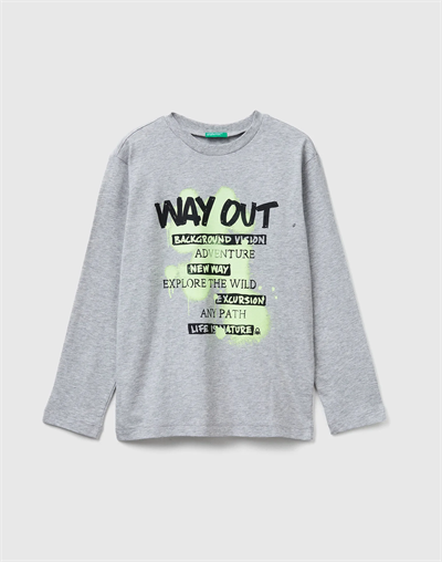 United Colors of Benetton Erkek Çocuk Tshirt 6/14 Yaş 10QO