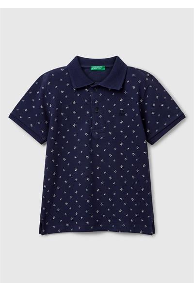 United Colors of Benetton Erkek Çocuk Polo Yaka Tshirt 1/6 Yaş 300X
