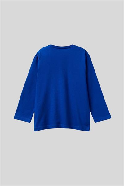 United Colors of Benetton Erkek Çocuk Uzun Kol Tshirt 10K5 1/6 Yaş