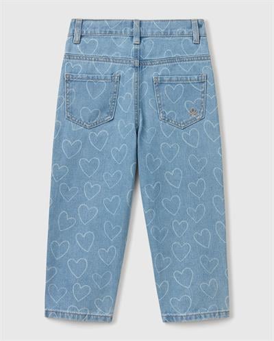 United Colors of Benetton Kız Bebek Denim Pantolon E02I 1/6 Yaş