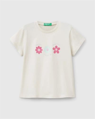 United Colors of Benetton Kız Bebek Tshirt 10HU 1/6 Yaş