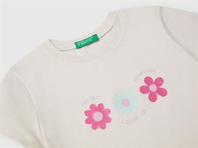 United Colors of Benetton Kız Çocuk Tshirt 10HU 1/6 Yaş