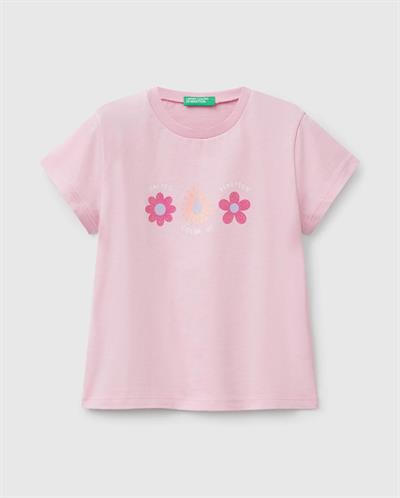 United Colors of Benetton Kız Bebek Tshirt 10HU 1/6 Yaş