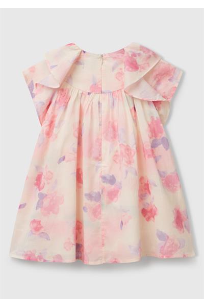 United Colors of Benetton Kız Çocuk Batik Elbise V02B 1/6 Yaş