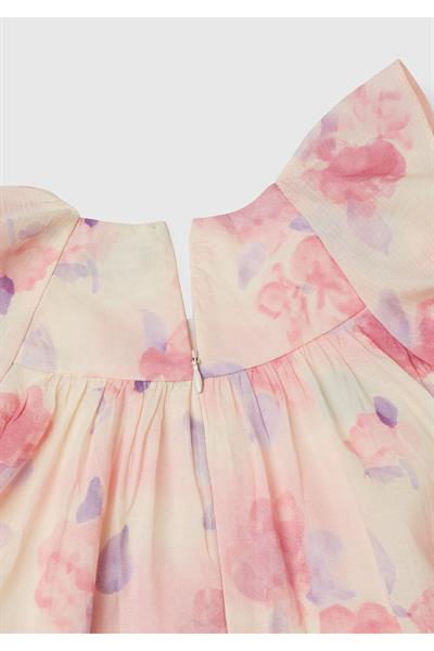 United Colors of Benetton Kız Çocuk Batik Elbise V02B 1/6 Yaş
