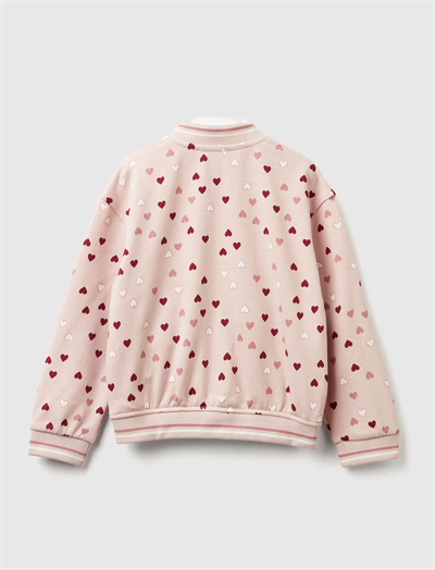United Colors of Benetton Kız Çocuk Bomber Sweatshirt 1/6 Yaş 5040