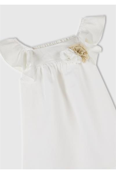 United Colors of Benetton Kız Çocuk Elbise V026 1/6 Yaş