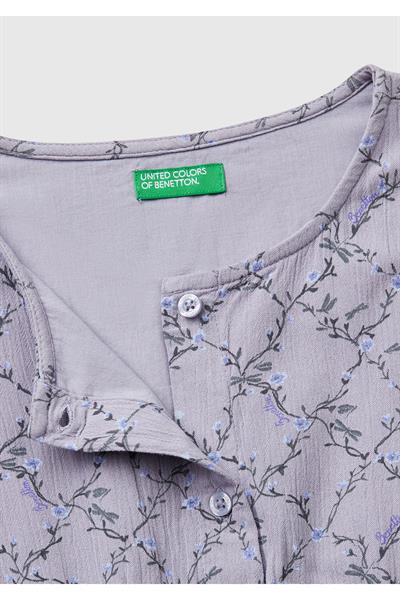 United Colors of Benetton Kız Çocuk Elbise V03E 6/14 Yaş