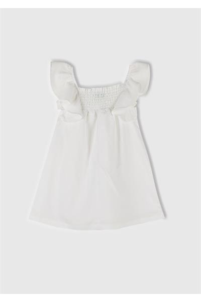 United Colors of Benetton Kız Çocuk Elbise V026 1/6 Yaş