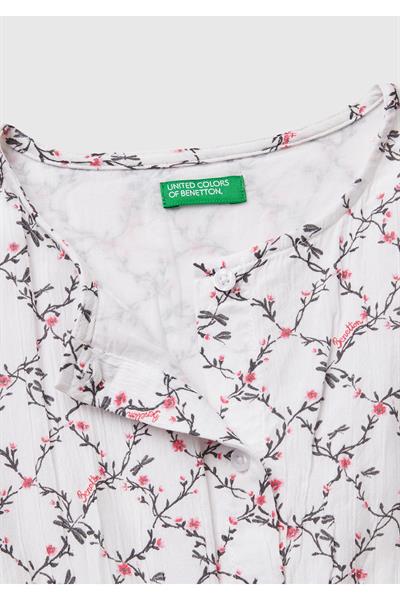 United Colors of Benetton Kız Çocuk Elbise V03E 6/14 Yaş