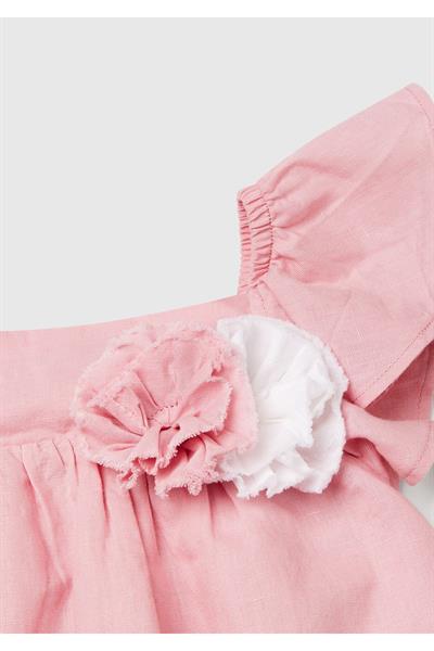United Colors of Benetton Kız Çocuk Elbise V026 1/6 Yaş