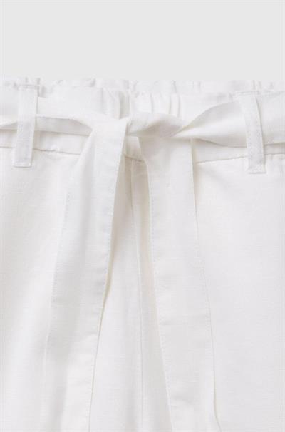 United Colors of Benetton Kız Çocuk Keten Pantolon F01W 6/14 Yaş