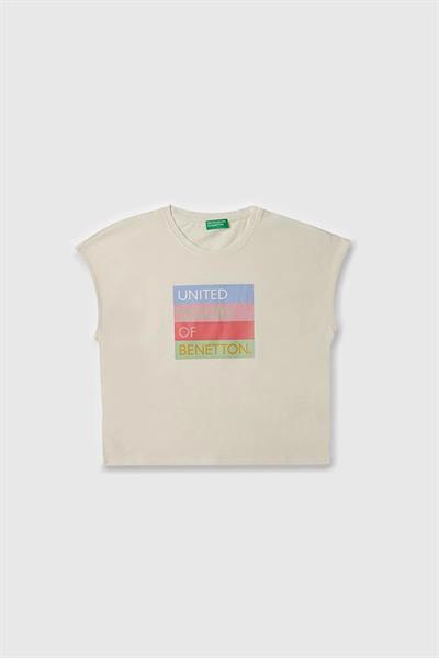 United Colors of Benetton Kız Çoçuk Tsihrt 17062 4/14 yaş