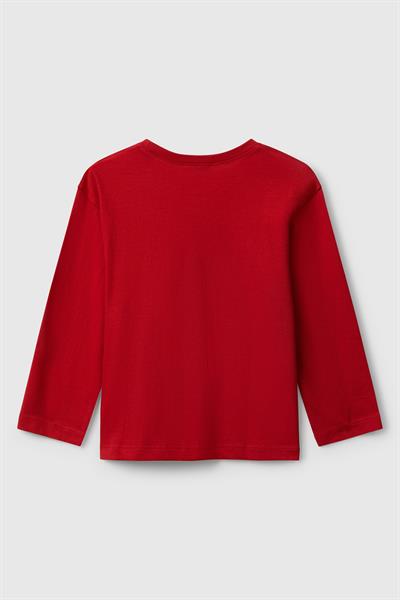 United Colors of Benetton Erkek Çocuk Uzun Kol Tshirt 10JZ 1/6 Yaş