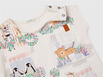 United Colors of Benetton Kız Bebek Tsihrt 105X 1/18 ay