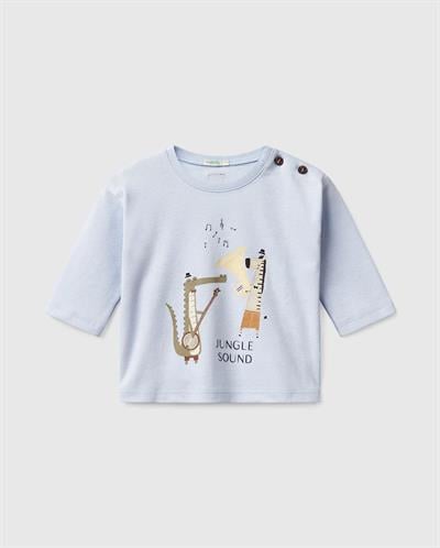 United Colors of Benetton Uzun Kol Bebek Tshirt 105Q 1/18 ay