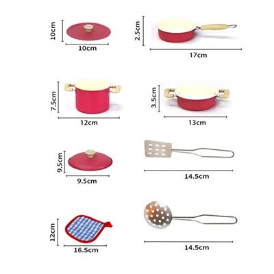 Vardem 8 Parca Renkli Tencere Tava ATF-1818-6A