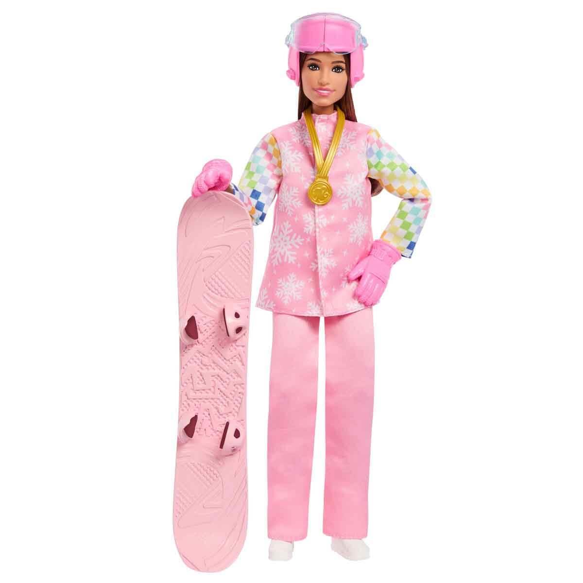Barbie Snowboard Sporcusu Oyun Seti JKF78