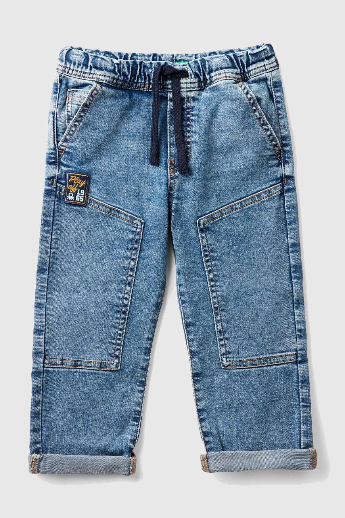 Benetton Erkek Bebek Denim Pantolon F01W