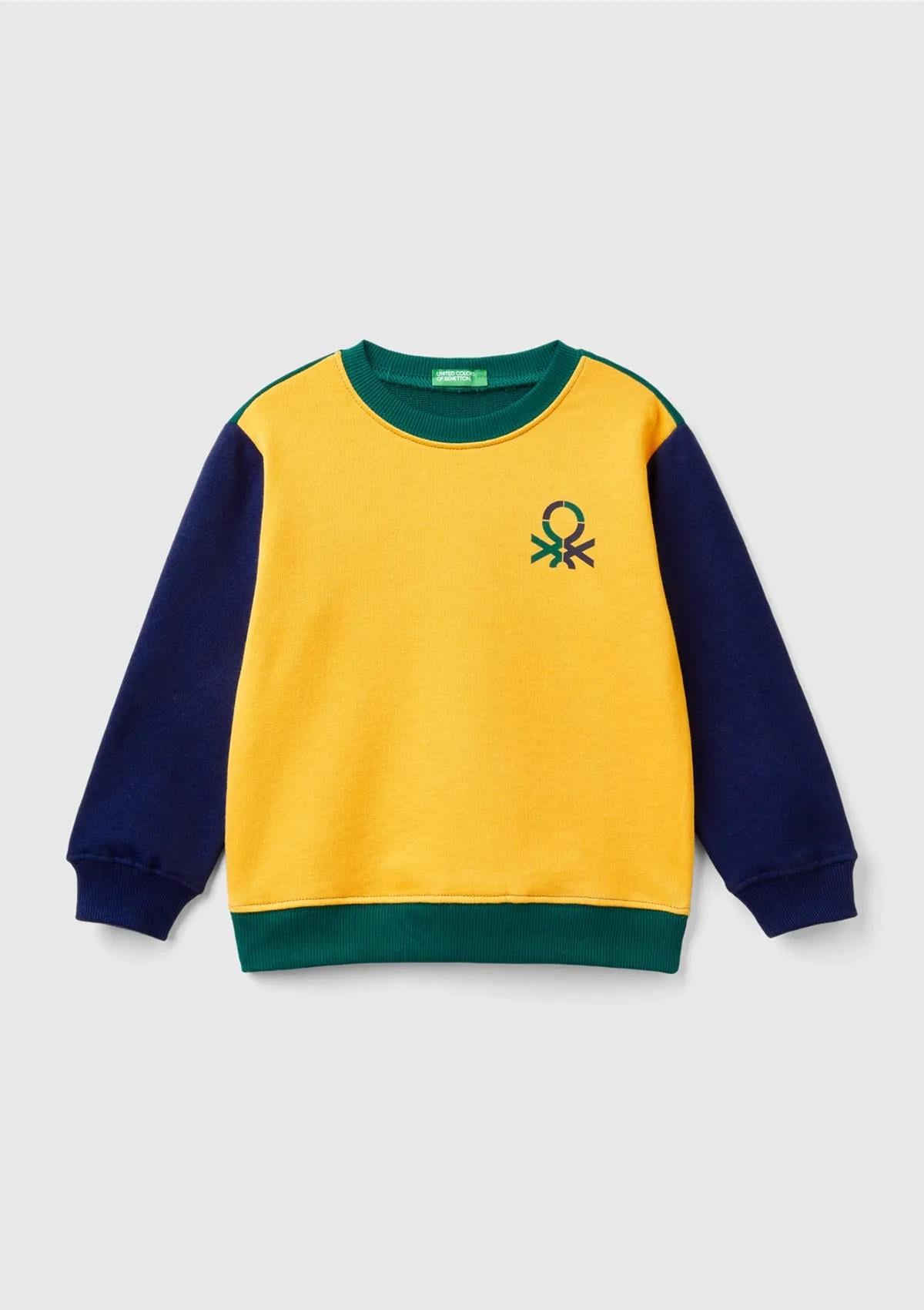 Benetton Erkek Bebek Sweatshirt 10F0