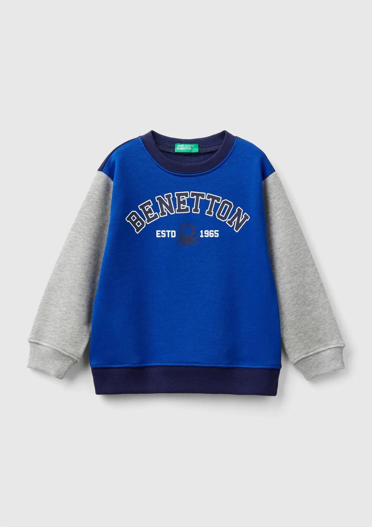 Benetton Erkek Bebek Sweatshirt 10F0