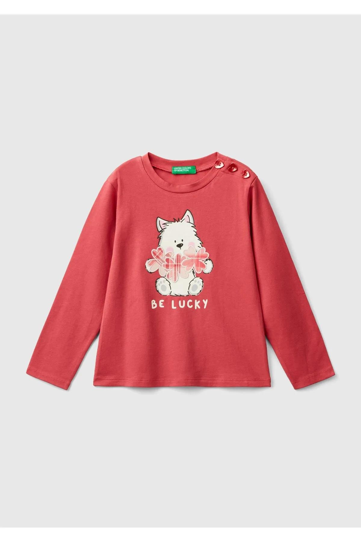 Benetton Kız Bebek Tshirt 10FV
