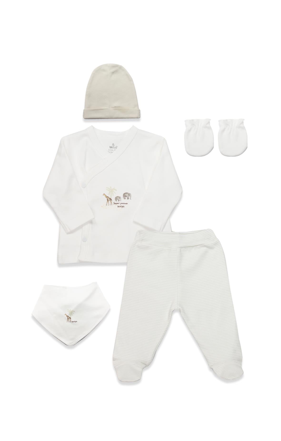 Bistyle Safari Forewer 5'li Hastane Çıkış Seti BS12116