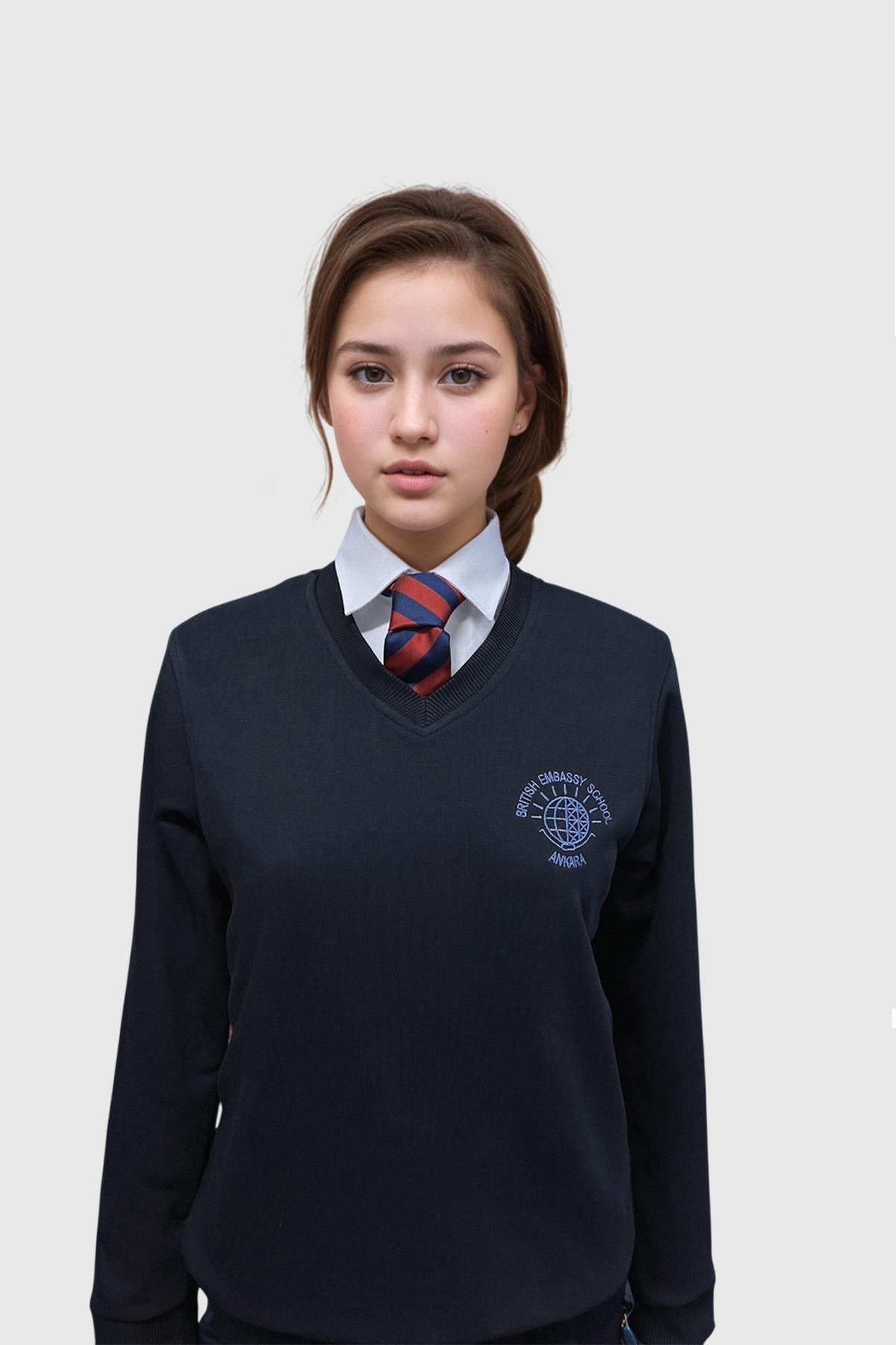 British School Embassy V-neck Sweater