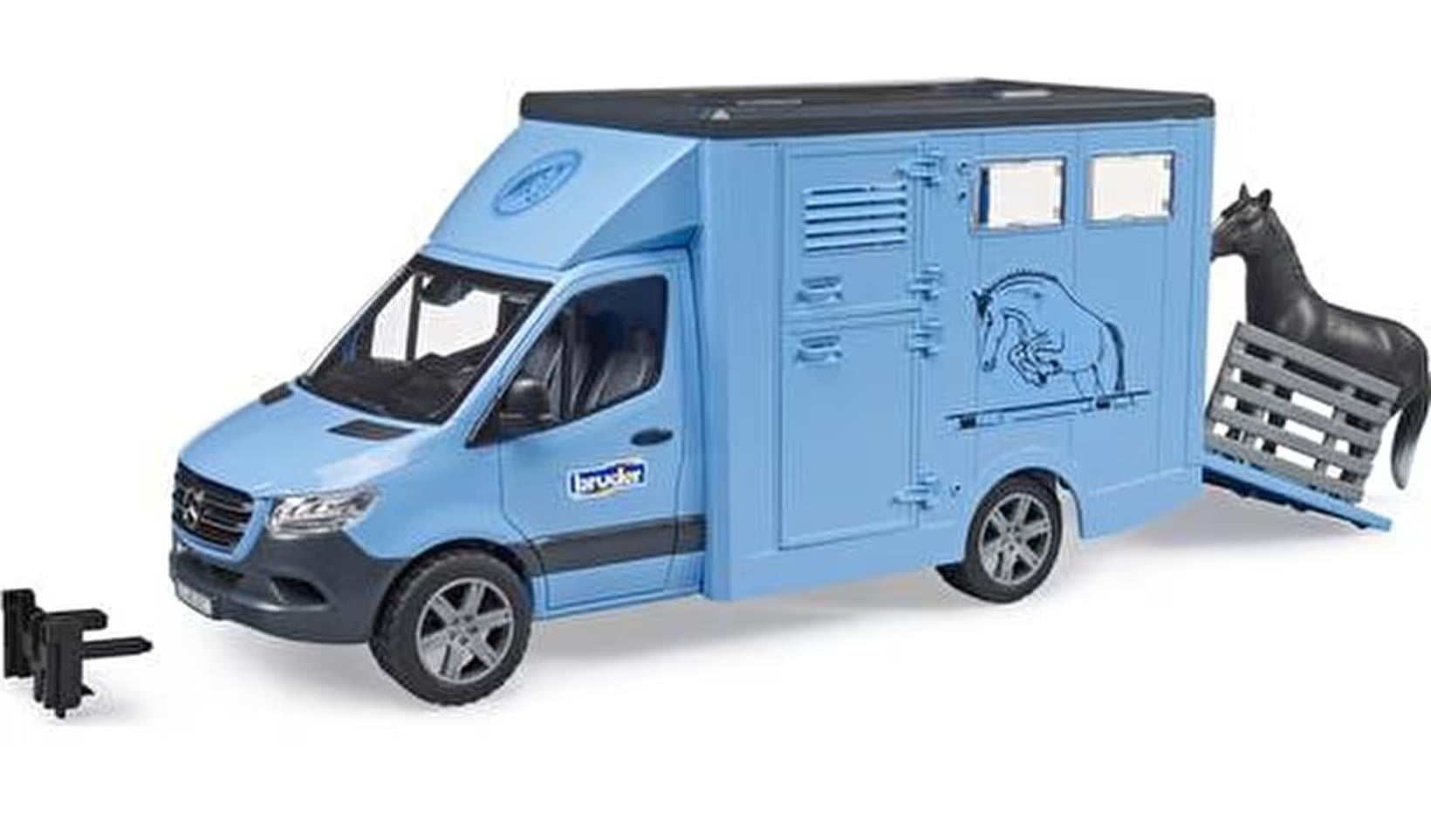 Bruder Mercedes Benz Sprinter At Nakil Aracı Ve Siyah At BR02674