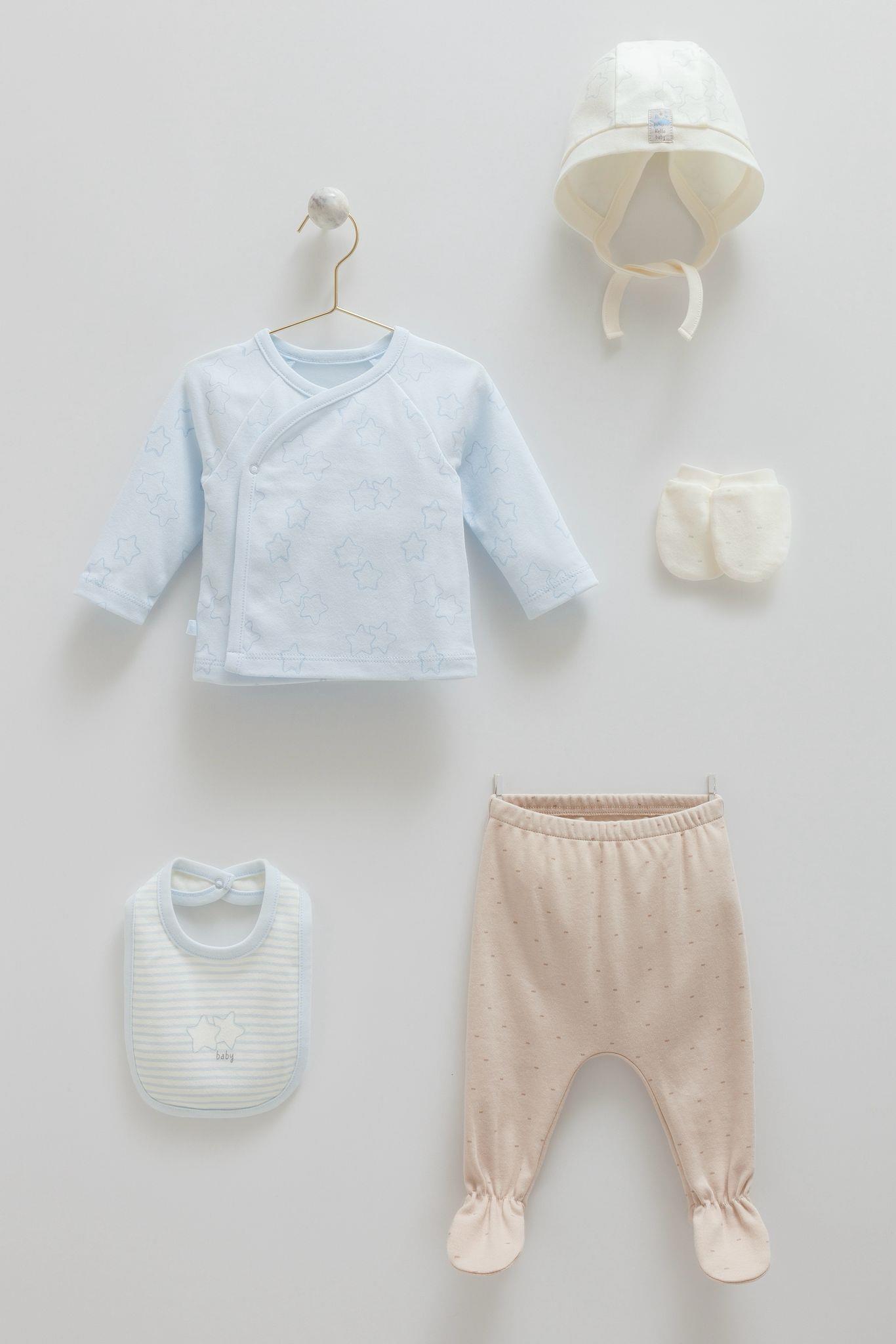 Caramell Baby 5'li  Hastane Çıkış Seti 2162