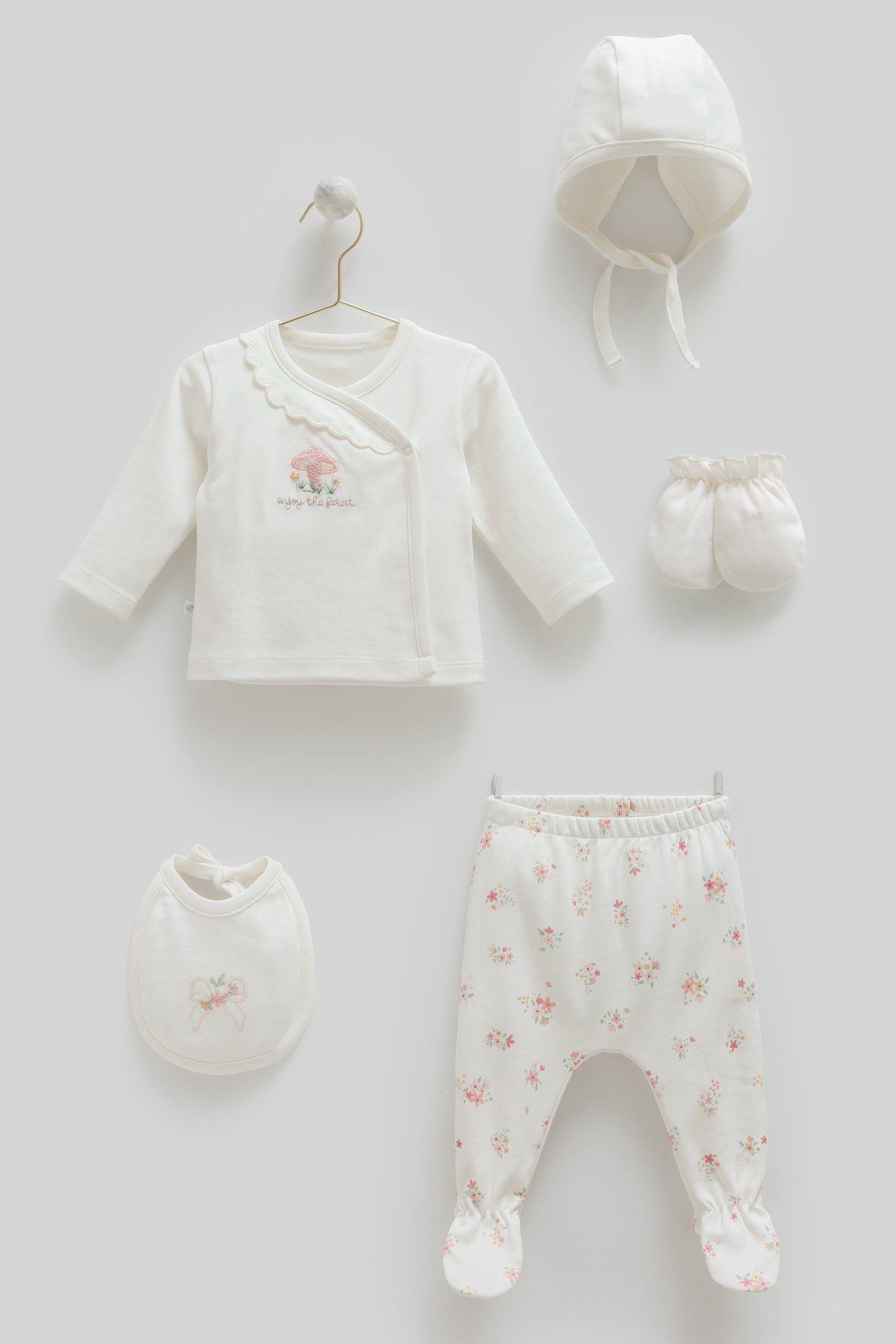 Caramell Baby 5'li  Hastane Çıkış Seti 2181