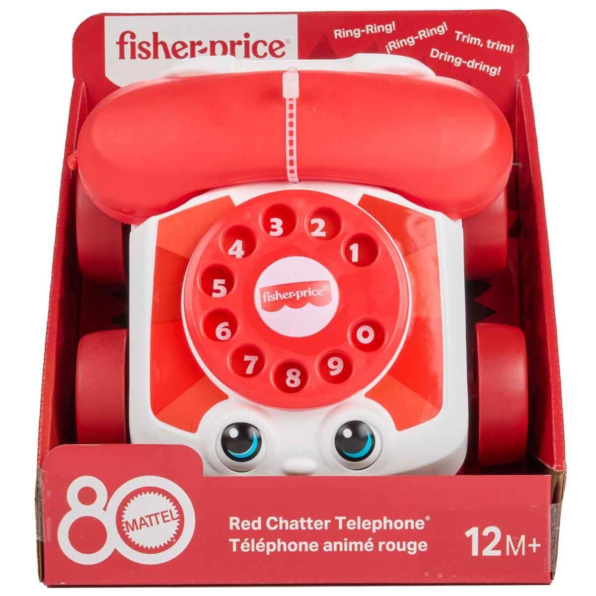 Fisher Price Kırmızı Geveze Telefon JGG97