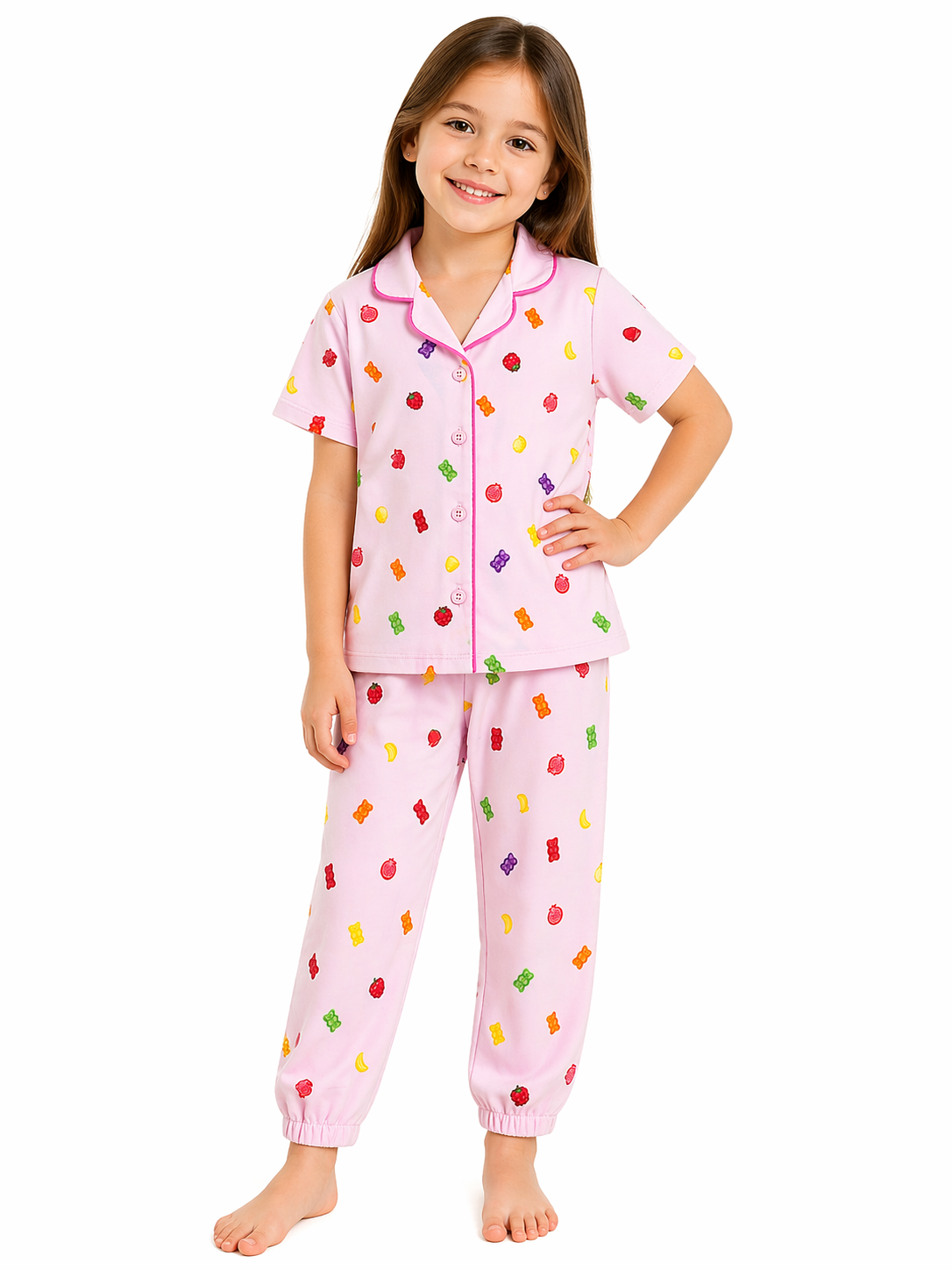 Haribo Kız Çocuk Pijama Takımı PJI205