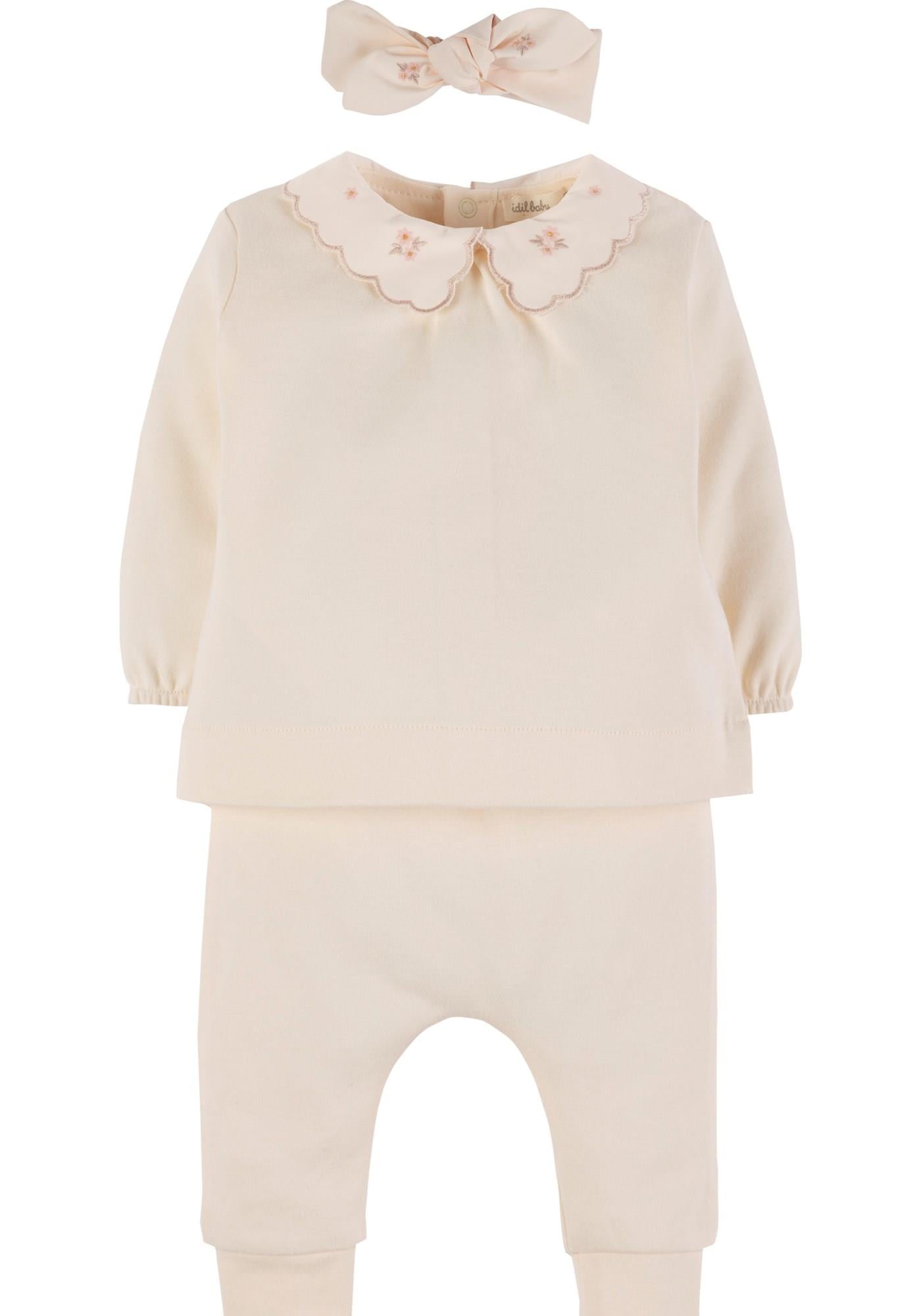 İdil Baby 3'lü Kız Bebek Takım 18228