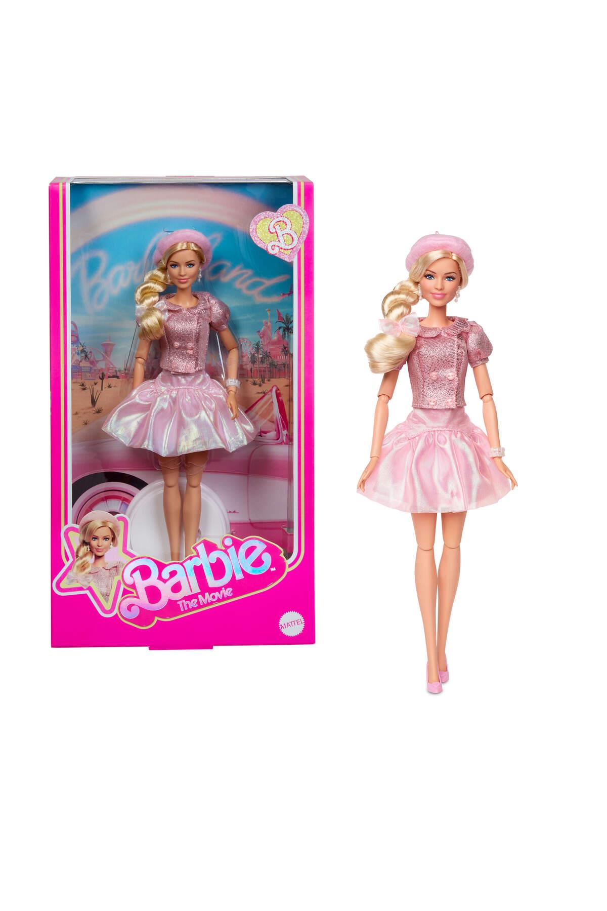 Mattel Barbie: Pembe Bereli Barbie Bebek JBJ53