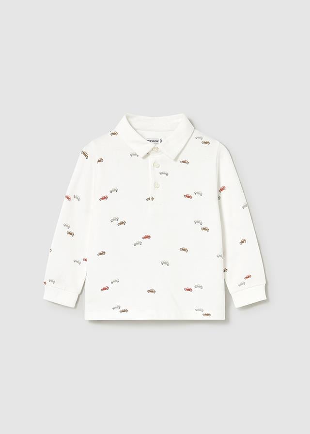Mayoral Erkek Çocuk Polo Yaka Sweatshirt 1/4 Yaş 2102