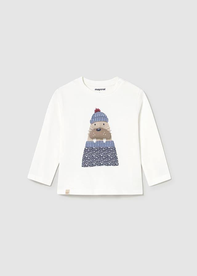 Mayoral Erkek Çocuk Uzun Kollu Tshirt 1/4 Yaş 2070