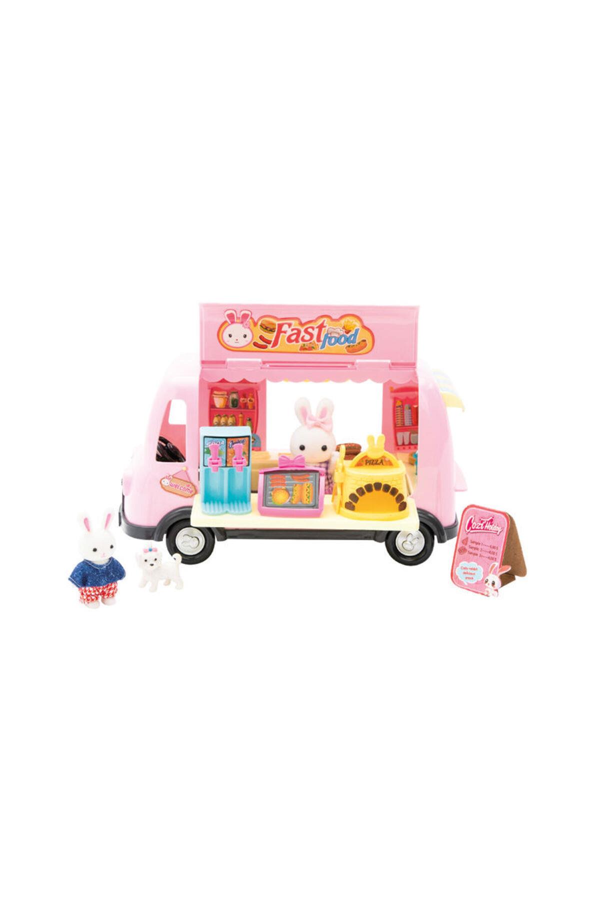 Mega Mini Tavşan Fast Food Karavanı Set BIG06623