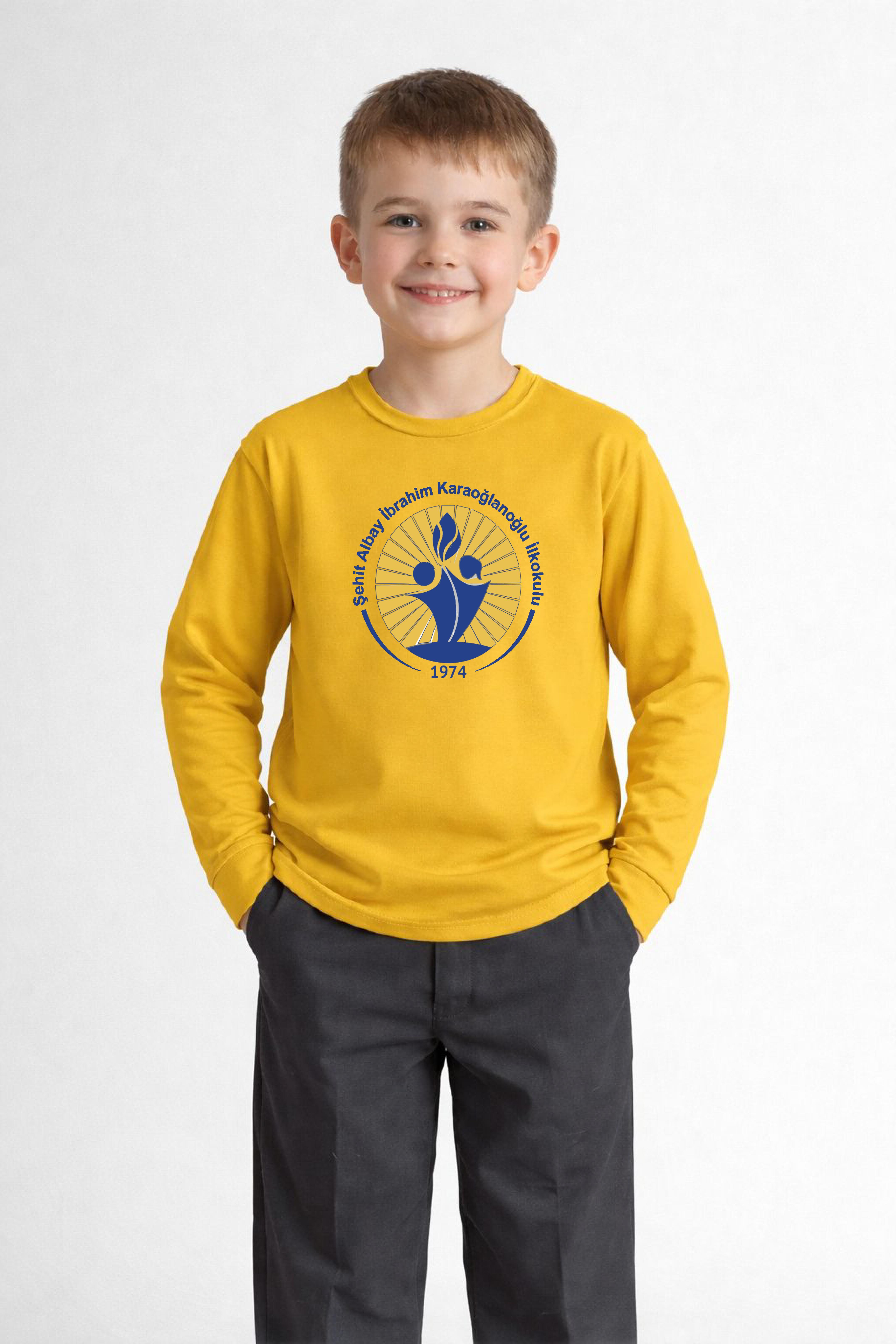 Ş.Alb.İbrahim Karaoğlanoğlu İlk. Uzun Tshirt