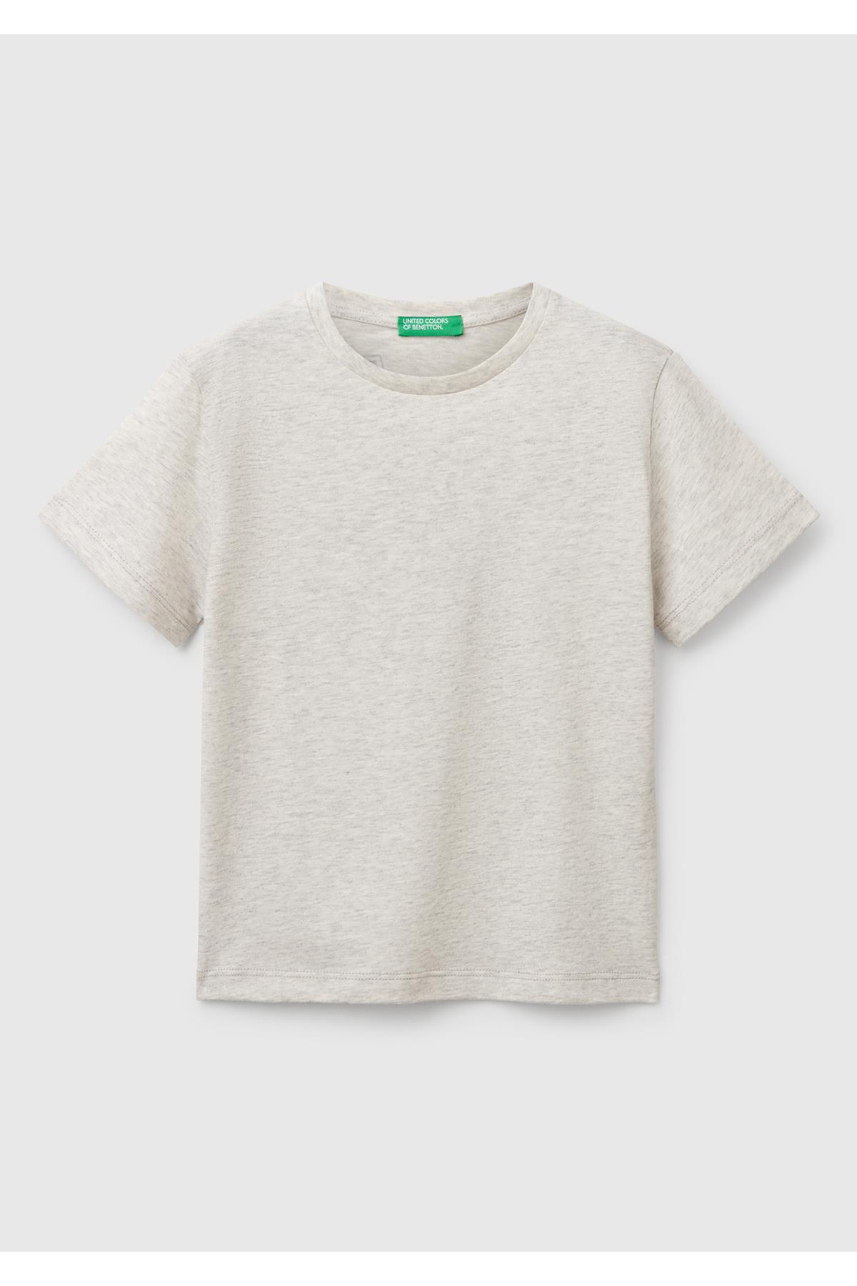 United Colors of Benetton Erkek Bebek Tshirt 10IJ 1/6 Yaş