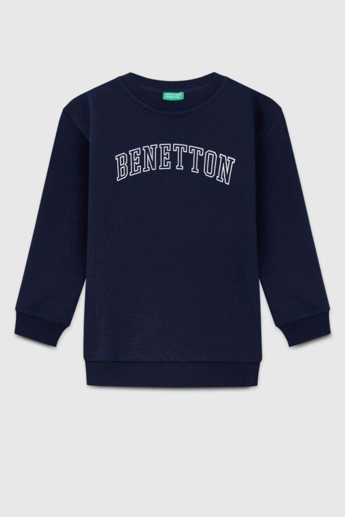 United Colors of Benetton Erkek Çocuk Sweatshirt 23342 4/14 Yaş