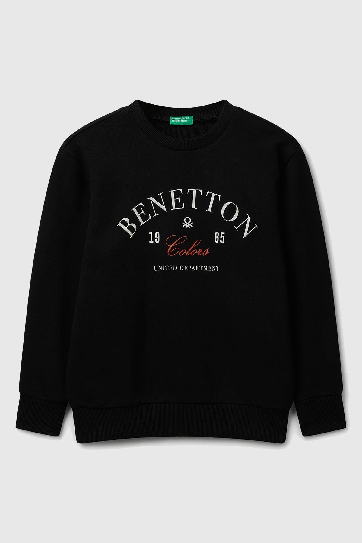 United Colors of Benetton Erkek Çocuk Sweatshirt 10PZ 6/14 Yaş