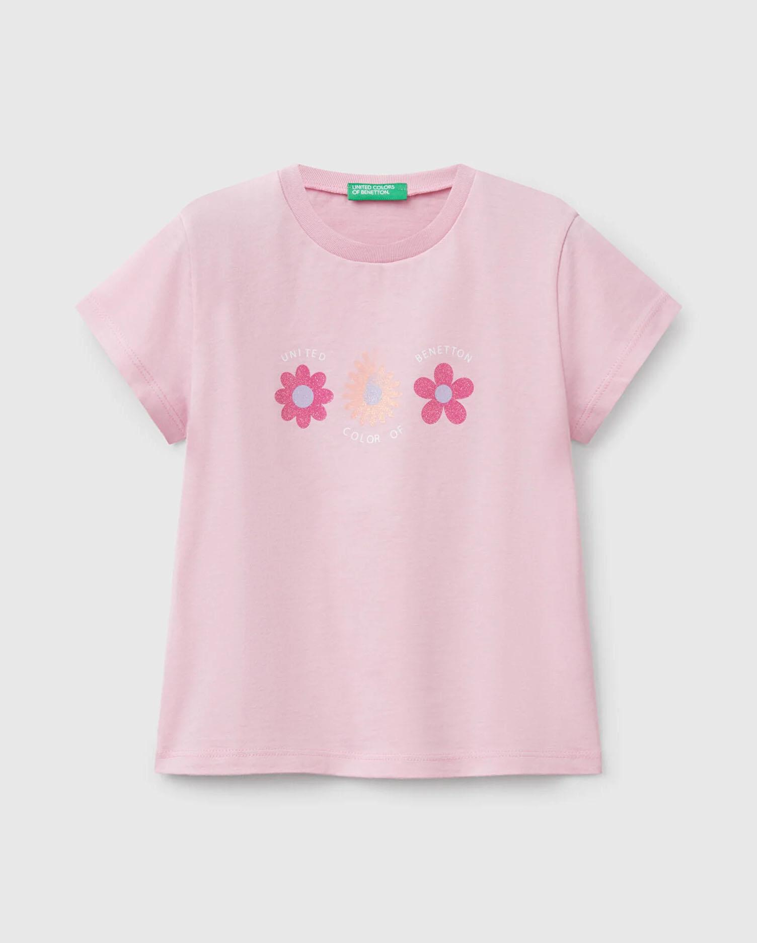 United Colors of Benetton Kız Bebek Tshirt 10HU 1/6 Yaş