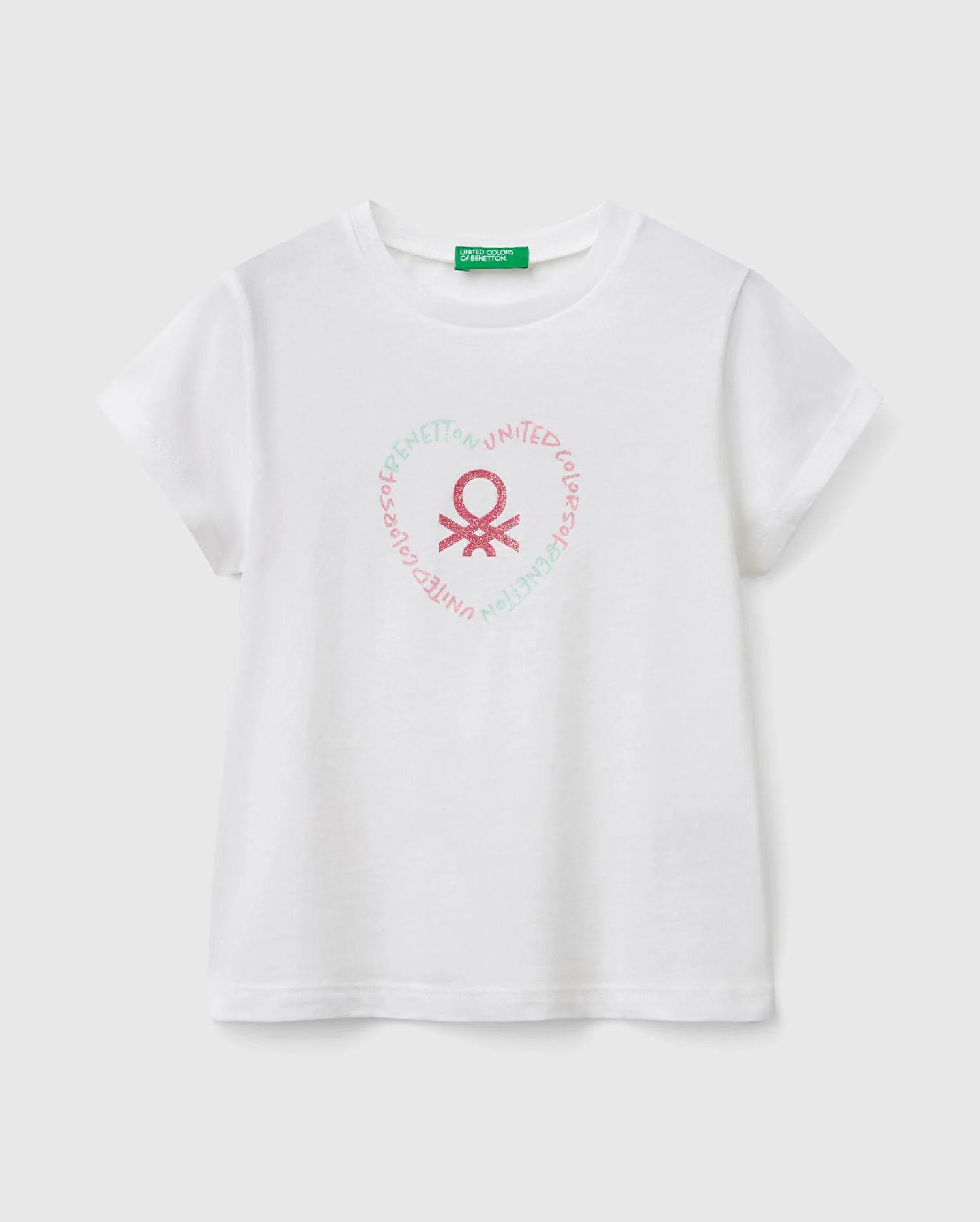 United Colors of Benetton Kız Bebek Tshirt 10HU 1/6 Yaş