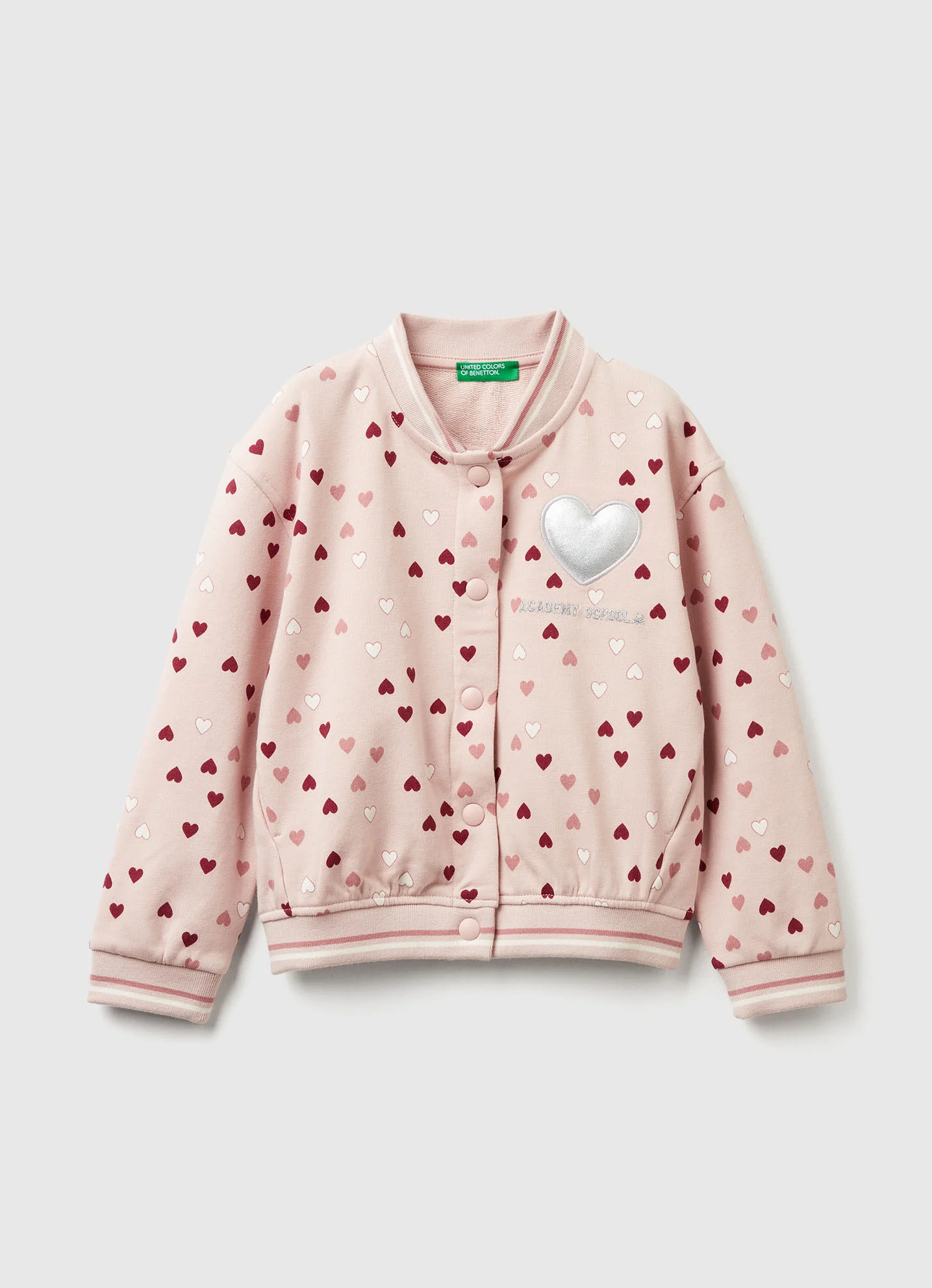 United Colors of Benetton Kız Çocuk Bomber Sweatshirt 1/6 Yaş 5040