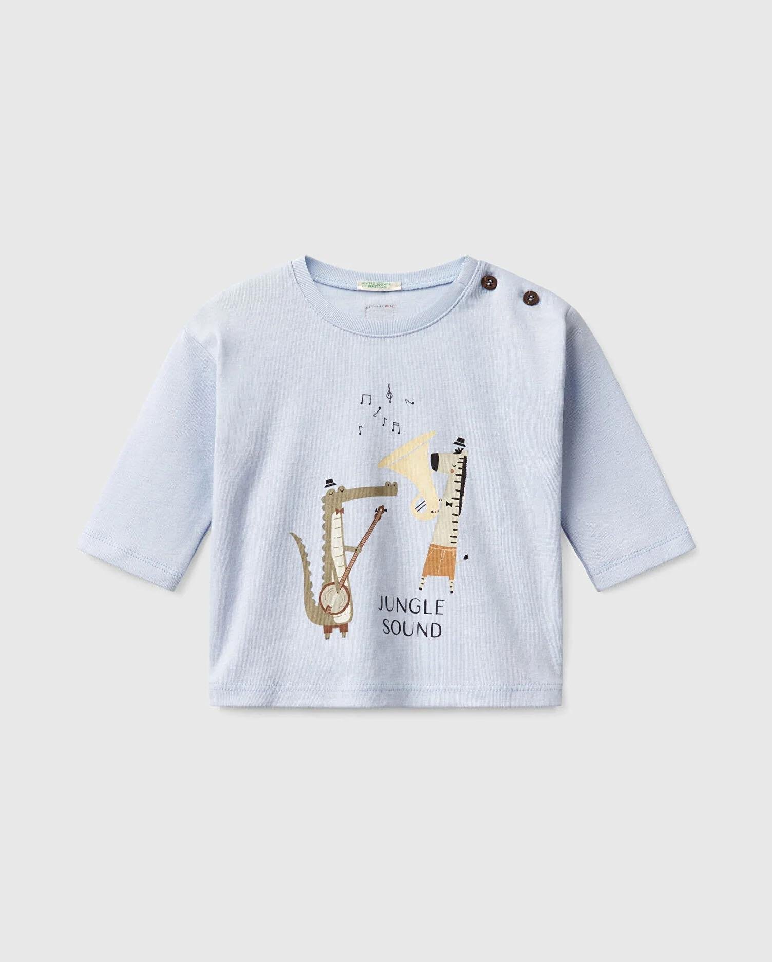 United Colors of Benetton Uzun Kol Bebek Tshirt 105Q 1/18 ay