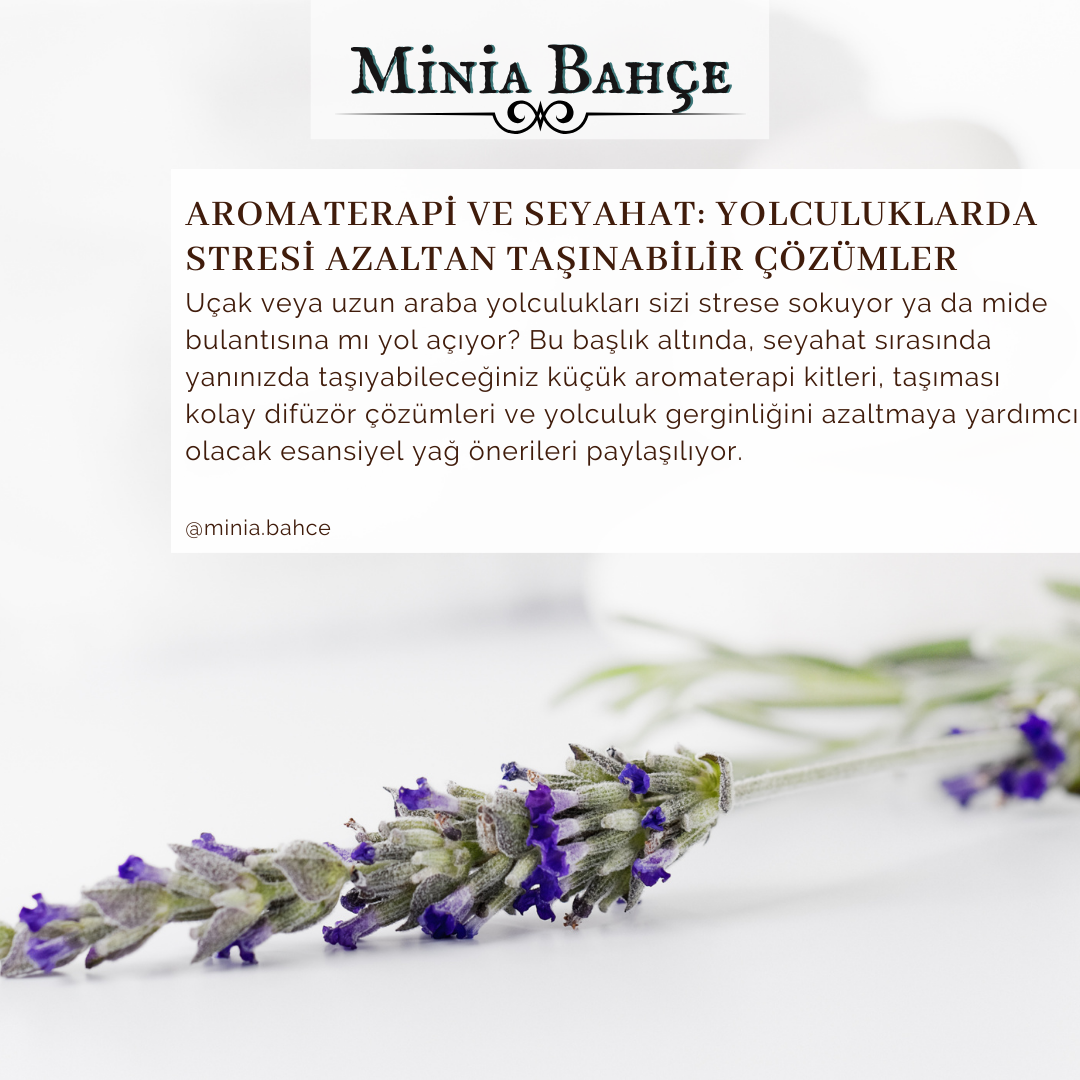 Seyahatlerde Aromaterapi Kullanımı