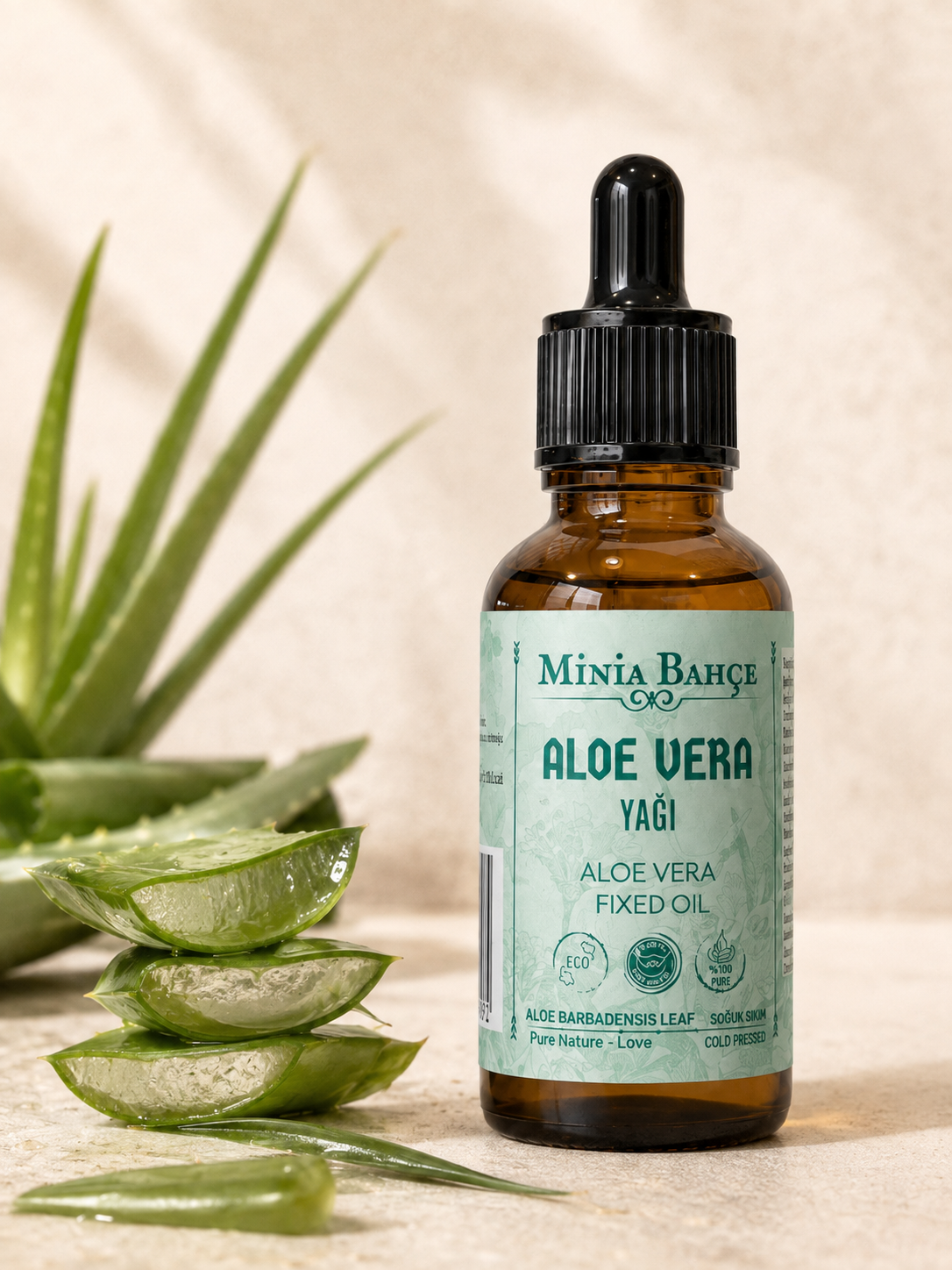 Aloe Vera Yağı – 30 ml | Soğuk Sıkım Sabit Yağ
