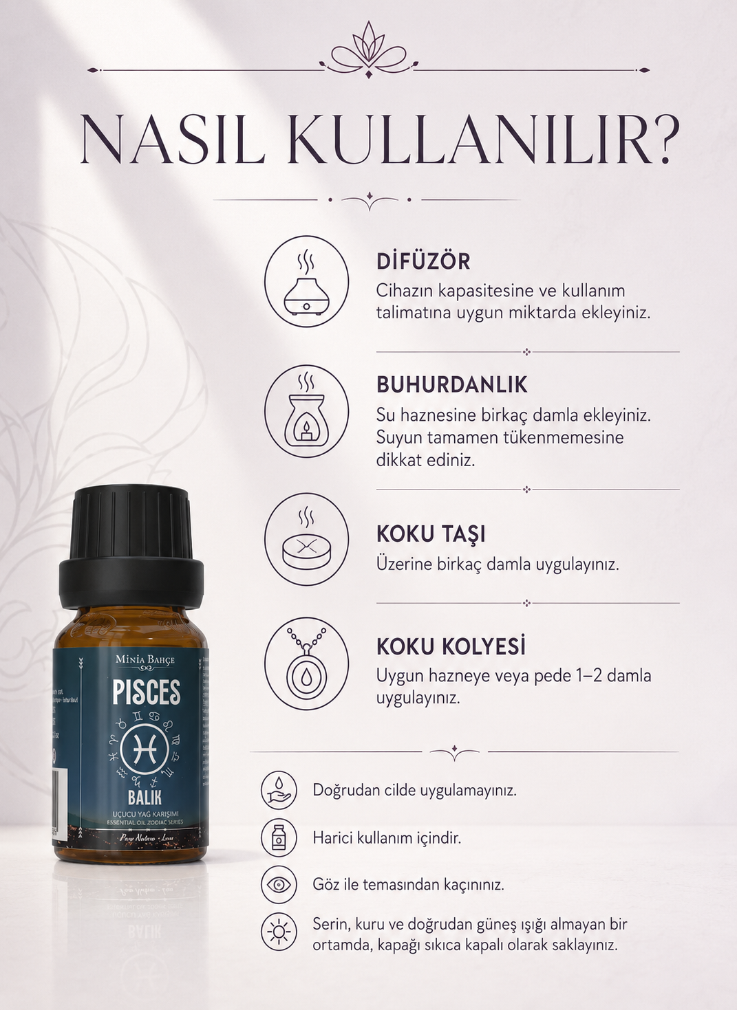 Balık Burcu Uçucu Yağ Karışımı 10 ml